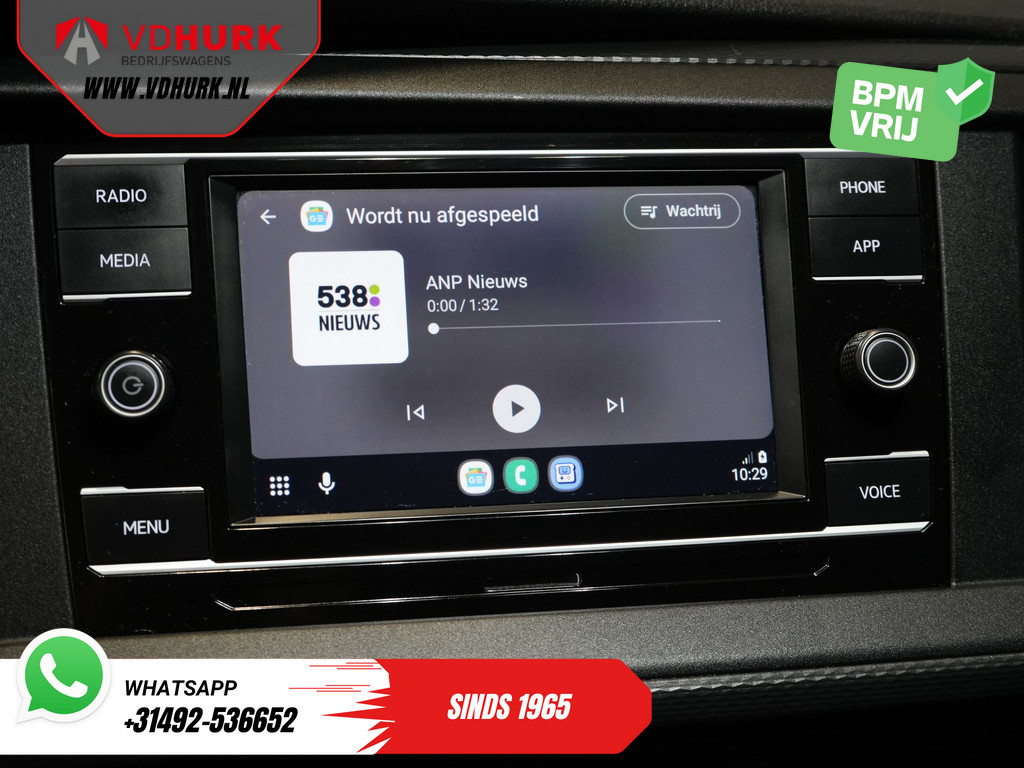 Volkswagen Transporter Bestelbus 2.0 TDI 150 pk Aut. L2 Adapt.Cruise/ LED/ Carplay/ Standkachel/ Stoelverw./ Camera/ Airco/ Trekhaak/ PDC/ inrichting 24