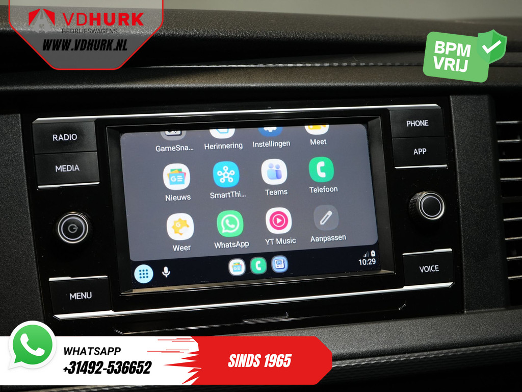 Volkswagen Transporter Bestelbus 2.0 TDI 150 pk Aut. L2 Adapt.Cruise/ LED/ Carplay/ Standkachel/ Stoelverw./ Camera/ Airco/ Trekhaak/ PDC/ inrichting 25