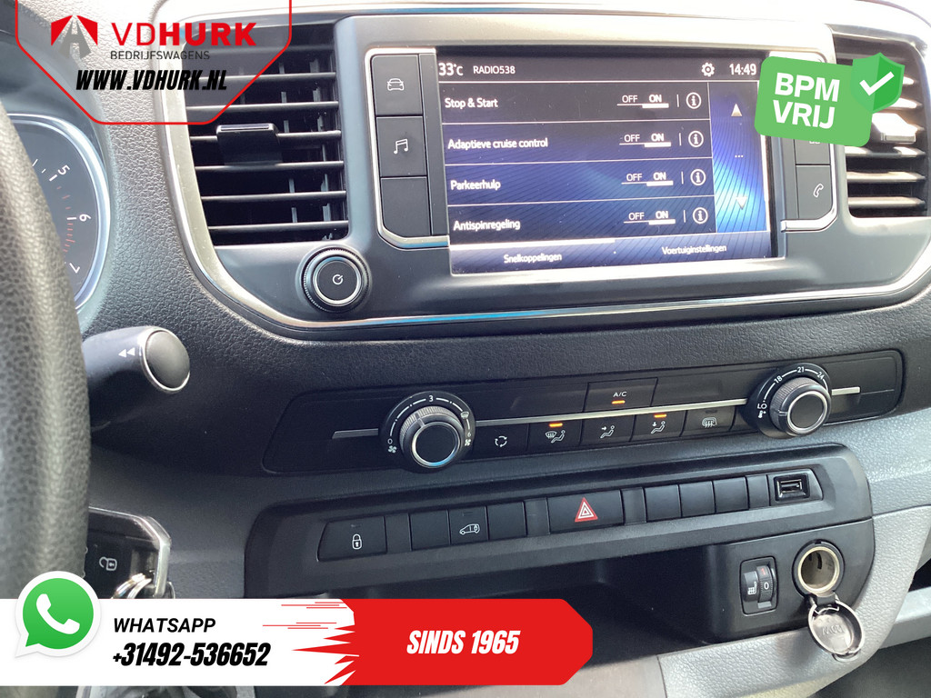 Toyota ProAce Worker Bestelbus 2.0 125 pk L3 Adapt.Cruise/ Standkachel/ Head-up/ Stoelverw./ DB-Riem VV/ LMV/ PDC 12