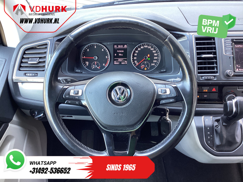 Volkswagen Transporter Bestelbus 2.0 TDI 150 pk DSG Aut. L2 LED/ Adapt.Cruise/ Alarm III/ 2.5t trekverm./ Carplay/ Navi/ Camera/ PDC/ LMV/ Airco 12