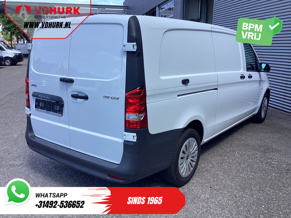 Mercedes-Benz Vito Bestelbus 116 CDI Aut. L3 Stoelverw./ 2.5t Trekverm./ Camera/ 270Gr.Deuren/ Navi/ Cruise/ DAB/ Airco 8