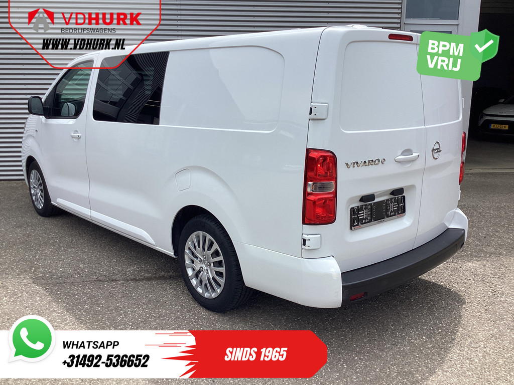 Opel Vivaro Electric Bestelbus 75 kWh DC Dubbel Cabine 345 km WLTP Snellader/ Cruise/ PDC/ Airco 1