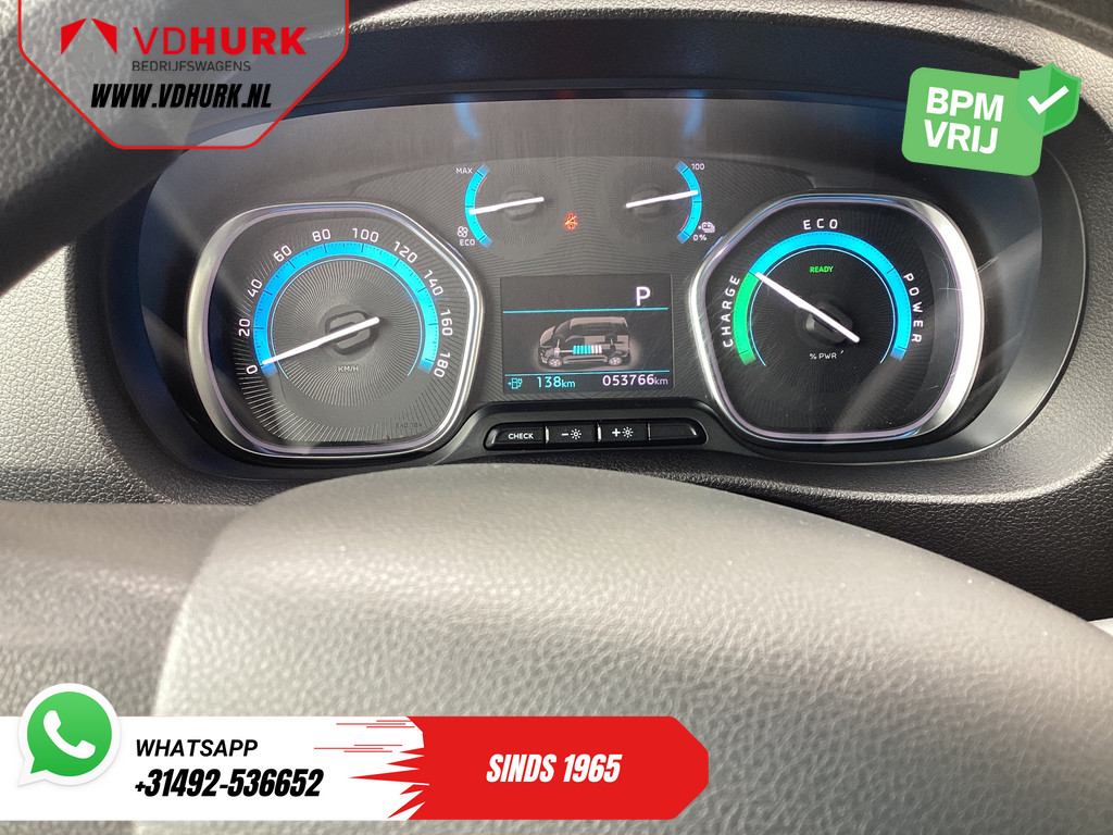 Opel Vivaro Electric Bestelbus 75 kWh DC Dubbel Cabine 345 km WLTP Snellader/ Cruise/ PDC/ Airco 11