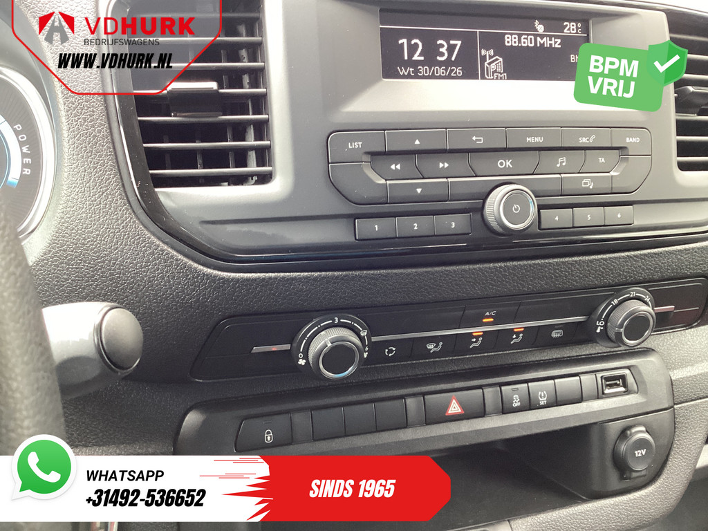 Opel Vivaro Electric Bestelbus 75 kWh DC Dubbel Cabine 345 km WLTP Snellader/ Cruise/ PDC/ Airco 12