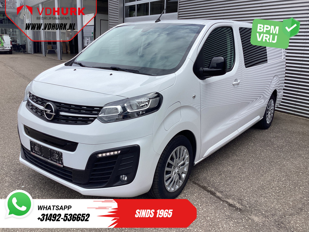 Opel Vivaro Electric Bestelbus 75 kWh DC Dubbel Cabine 345 km WLTP Snellader/ Cruise/ PDC/ Airco 7