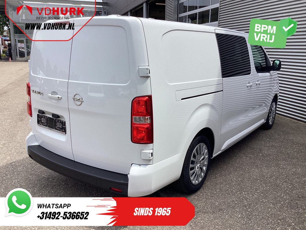 Opel Vivaro Electric Bestelbus 75 kWh DC Dubbel Cabine 345 km WLTP Snellader/ Cruise/ PDC/ Airco 8