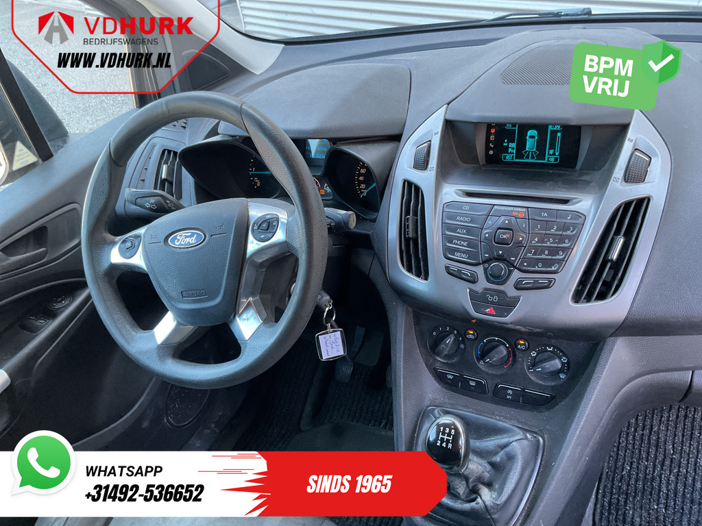 Ford Transit Connect Bestelbus 1.6 TDCI L2 EXPORT Stoelverw./ 3Pers./ Airco/ Inrichting/ 17”LMV/ Dakdragers/ PDC/ Trekhaak 13
