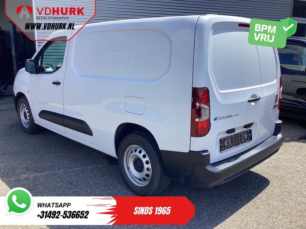Fiat E-Doblò Bestelbus L2 50 kWh 285 WLTP Carplay/ Snellader/ Camera/ Cruise/ 3 Pers./ Airco/ DAB 1