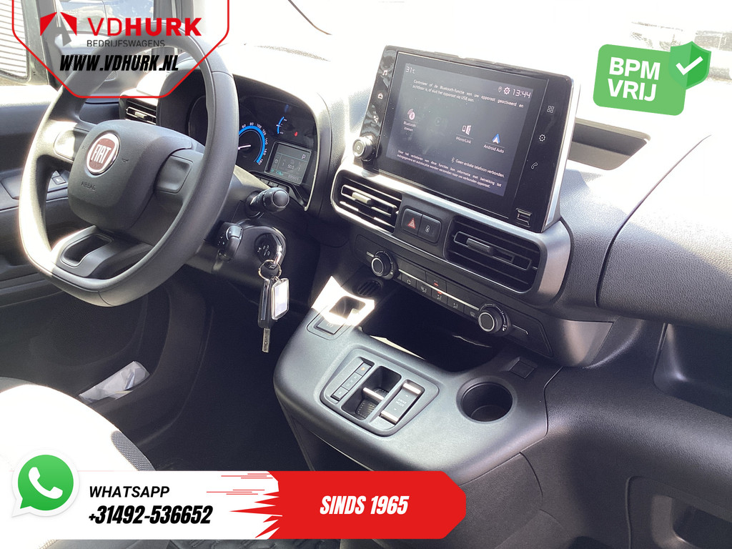 Fiat E-Doblò Bestelbus L2 50 kWh 285 WLTP Carplay/ Snellader/ Camera/ Cruise/ 3 Pers./ Airco/ DAB 2