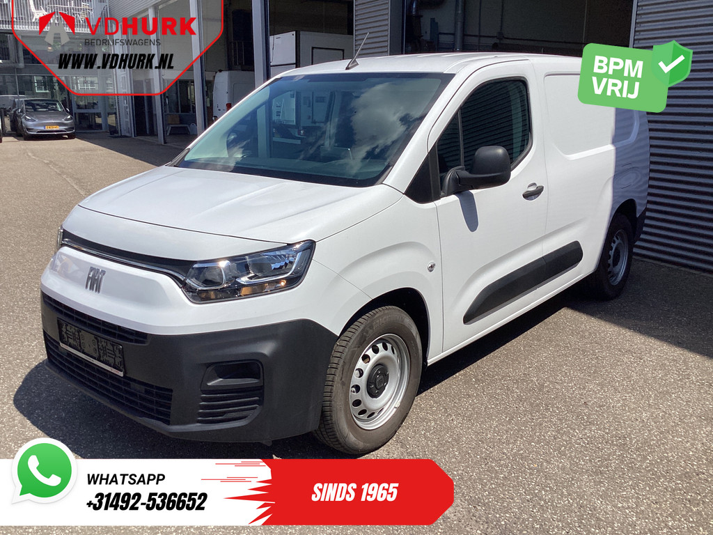 Fiat E-Doblò Bestelbus L2 50 kWh 285 WLTP Carplay/ Snellader/ Camera/ Cruise/ 3 Pers./ Airco/ DAB 7