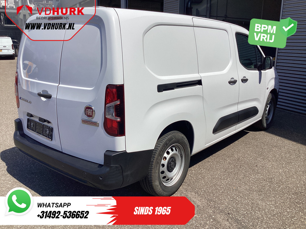 Fiat E-Doblò Bestelbus L2 50 kWh 285 WLTP Carplay/ Snellader/ Camera/ Cruise/ 3 Pers./ Airco/ DAB 8