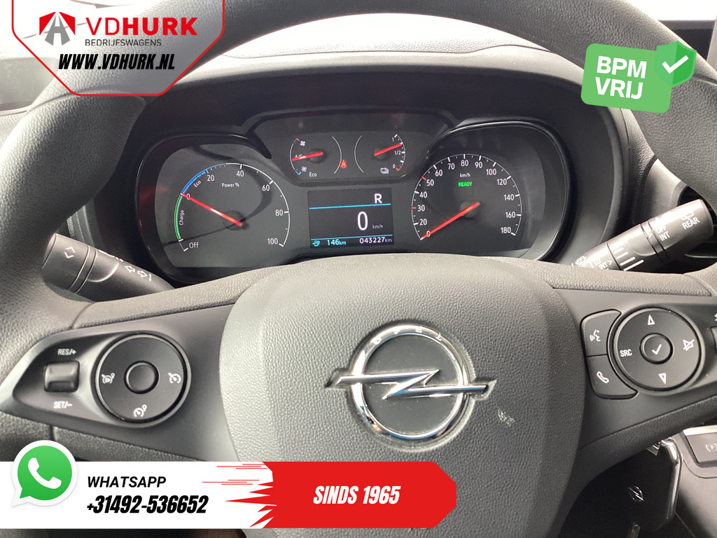 Opel Combo Electric Bestelbus 135 pk 50kWh 285 km WLTP L2 Snellader/ Cruise/ Airco/ PDC/ DAB/ Bluetooth 11