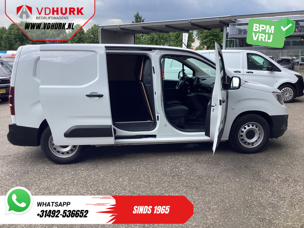 Opel Combo Electric Bestelbus 135 pk 50kWh 285 km WLTP L2 Snellader/ Cruise/ Airco/ PDC/ DAB/ Bluetooth 5
