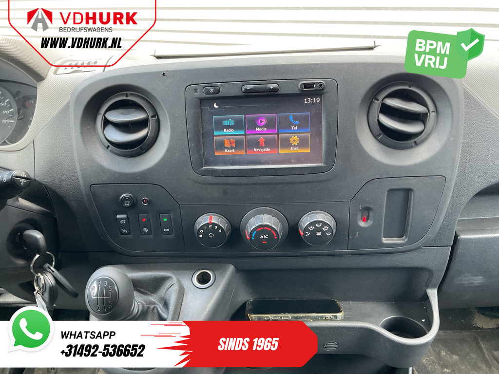 Renault Master Bestelbus 2.3 dCi 145 pk L2H2 EXPORT 270Gr.Deuren/ Gev.Stoel/ Airco/ Navi/ Cruise/ PDC/ Sidebars 13