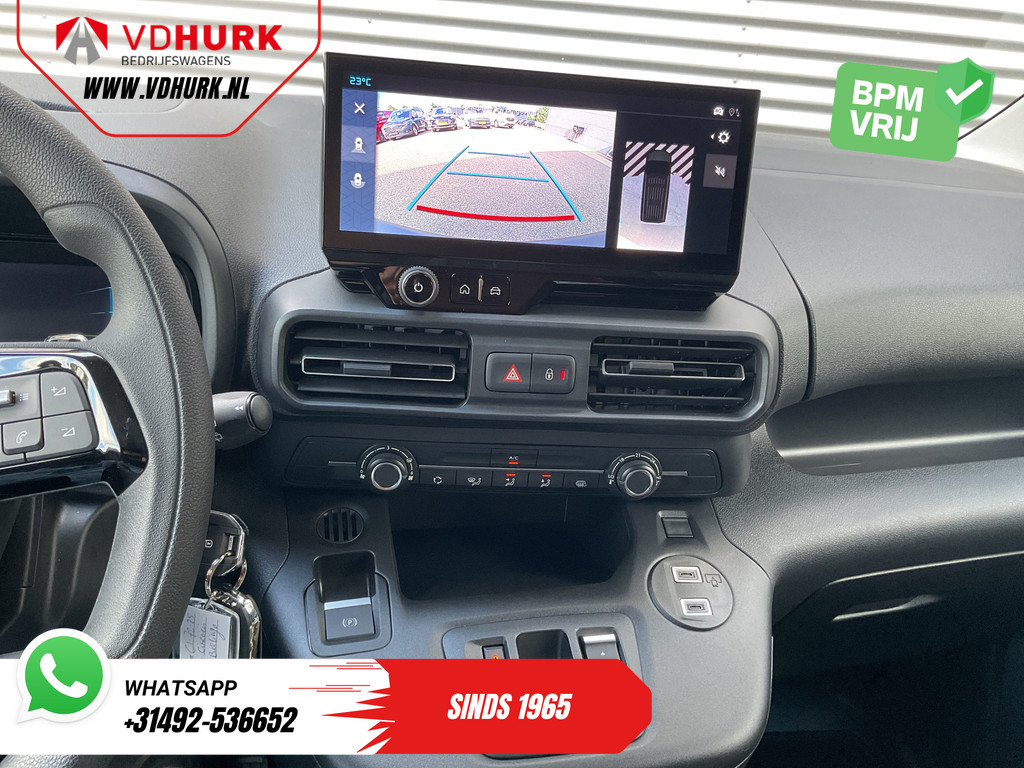 Citroën E-Berlingo Bestelbus 50 kWh 345 km WLTP L2 Carplay/ Snellader/ Standkachel/ 3Pers/ Navi/ Camera/ Cruise/ PDC 12