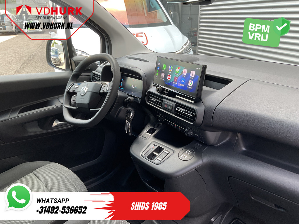 Citroën E-Berlingo Bestelbus 50 kWh 345 km WLTP L2 Carplay/ Snellader/ Standkachel/ 3Pers/ Navi/ Camera/ Cruise/ PDC 2