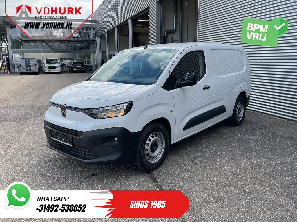 Citroën E-Berlingo Bestelbus 50 kWh 345 km WLTP L2 Carplay/ Snellader/ Standkachel/ 3Pers/ Navi/ Camera/ Cruise/ PDC 7