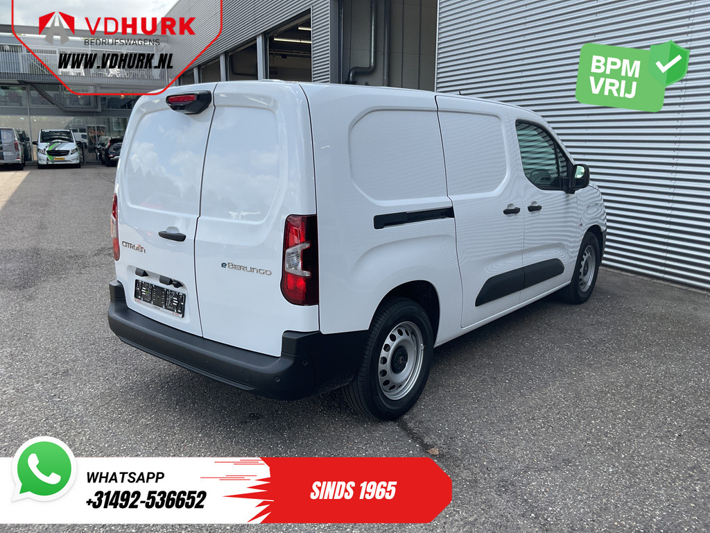 Citroën E-Berlingo Bestelbus 50 kWh 345 km WLTP L2 Carplay/ Snellader/ Standkachel/ 3Pers/ Navi/ Camera/ Cruise/ PDC 8