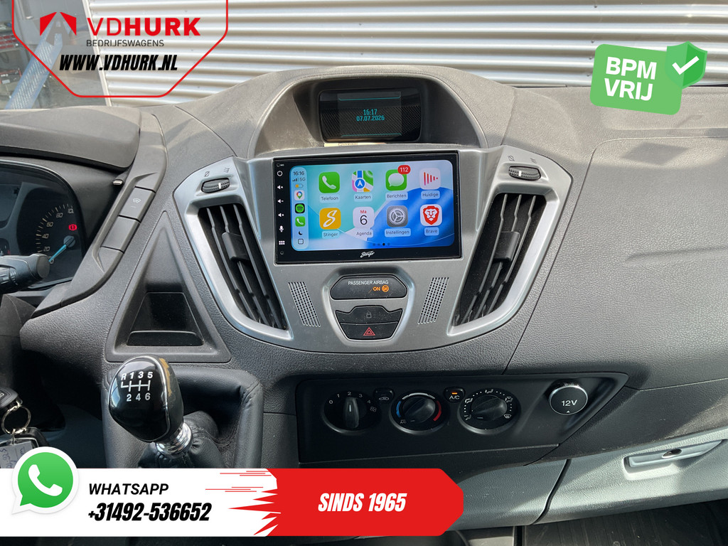 Ford Transit Custom Bestelbus 2.2 TDCI 155 pk L2H2 Carplay/ 2.8t Trekverm./ Airco/ Cruise/ Imperiaal + Ladder/ PDC/ Trekhaak 12