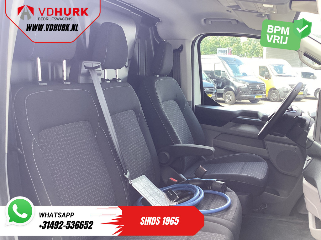 Ford E-Transit Custom Bestelbus L2 Trend 71 kWh 370 km WLTP Garantie t/m 6-2029/ LED/ Snellader/ Carplay/ Camera/ Cruise/ Climate 10