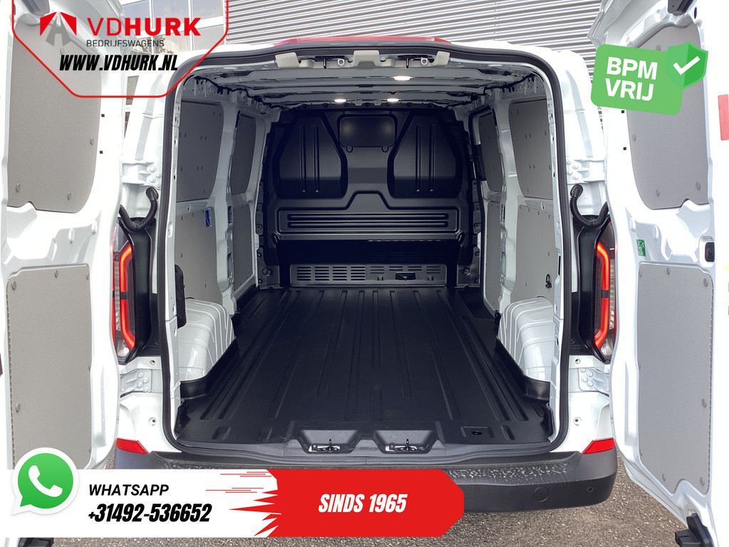 Ford E-Transit Custom Bestelbus L2 Trend 71 kWh 370 km WLTP Garantie t/m 6-2029/ LED/ Snellader/ Carplay/ Camera/ Cruise/ Climate 5