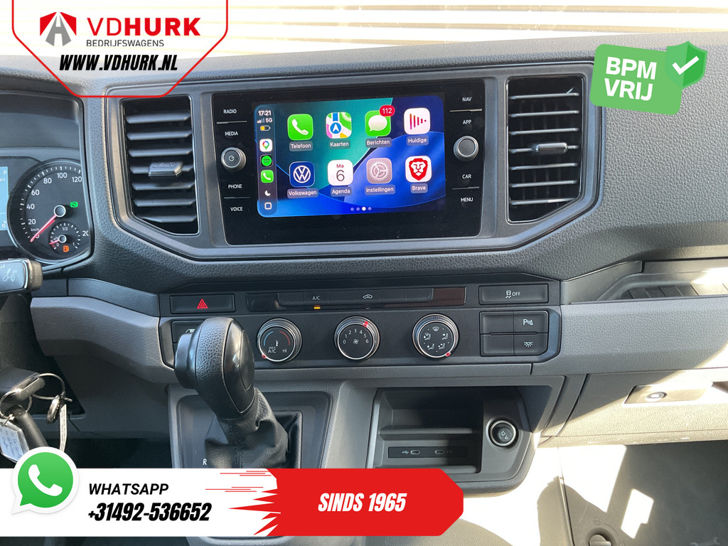 Volkswagen Crafter Bestelbus 2.0 TDI 140 pk DSG Aut. L3H3 Carplay/ 270Gr.Deuren/ Navi/ Airco/ Camera/ Cruise/ Imperiaal+Ladder/ PDC 13