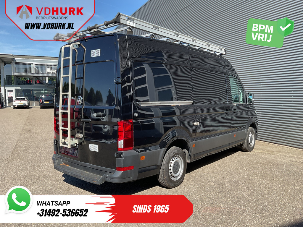 Volkswagen Crafter Bestelbus 2.0 TDI 140 pk DSG Aut. L3H3 Carplay/ 270Gr.Deuren/ Navi/ Airco/ Camera/ Cruise/ Imperiaal+Ladder/ PDC 9