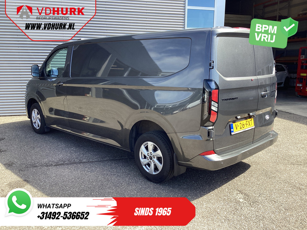 Ford Transit Custom Bestelbus 2.0 TDCI 135 pk L2 Trend NL Auto/ LED/ Stoelverw./ Carplay/ Camera/ Climate/ Cruise/ PDC/ LMV 1