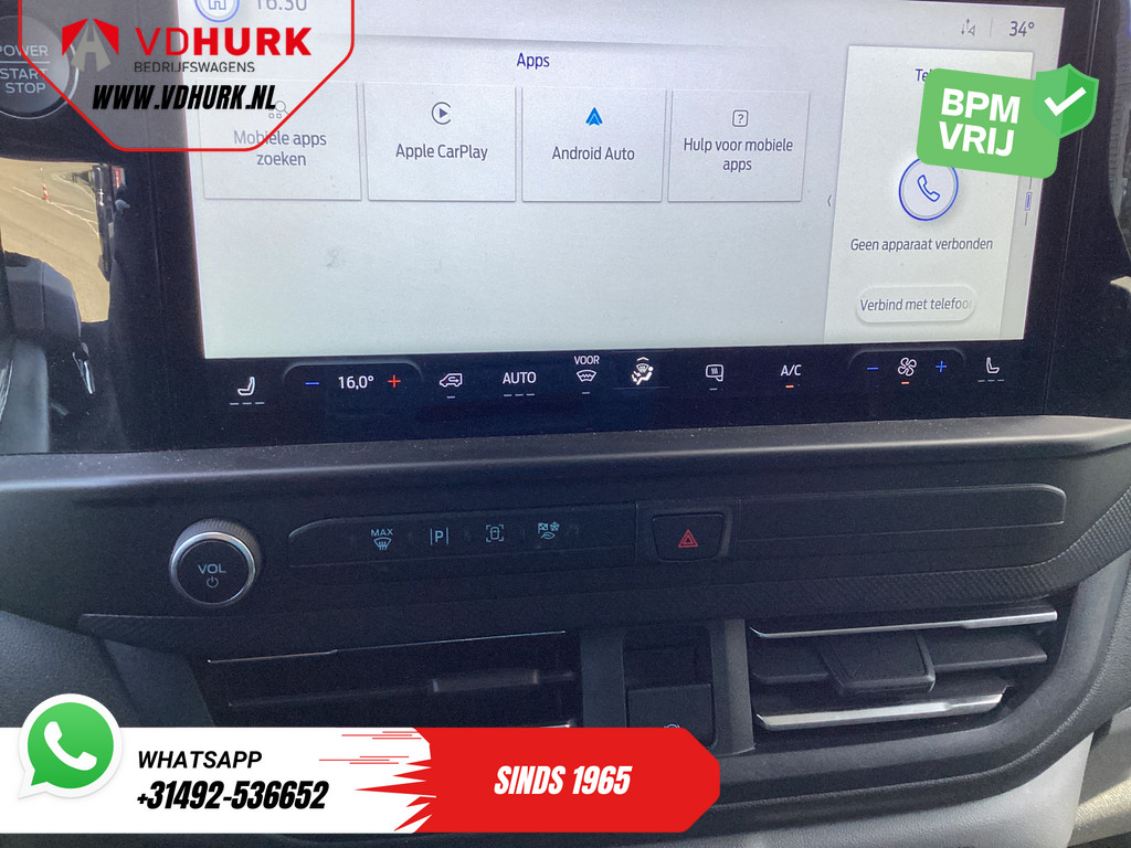 Ford Transit Custom Bestelbus 2.0 TDCI 135 pk L2 Trend NL Auto/ LED/ Stoelverw./ Carplay/ Camera/ Climate/ Cruise/ PDC/ LMV 11