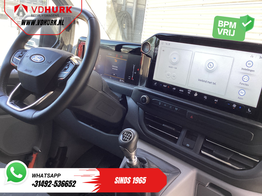 Ford Transit Custom Bestelbus 2.0 TDCI 135 pk L2 Trend NL Auto/ LED/ Stoelverw./ Carplay/ Camera/ Climate/ Cruise/ PDC/ LMV 2