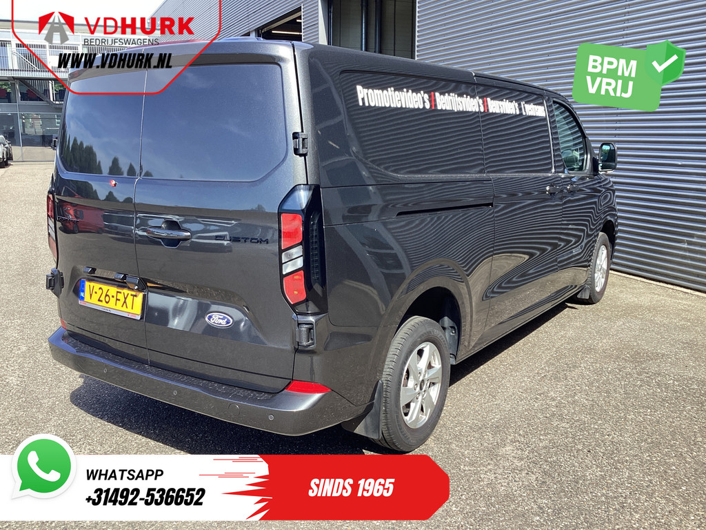 Ford Transit Custom Bestelbus 2.0 TDCI 135 pk L2 Trend NL Auto/ LED/ Stoelverw./ Carplay/ Camera/ Climate/ Cruise/ PDC/ LMV 8