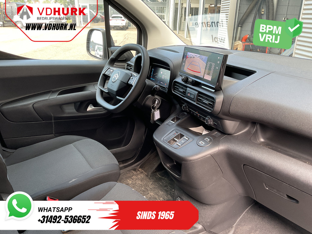 Citroën E-Berlingo Bestelbus 50 kWh 345 km WLTP L2 Carplay/ Snellader/ Standkachel/ 3Pers/ Navi/ Camera/ Cruise/ PDC 2