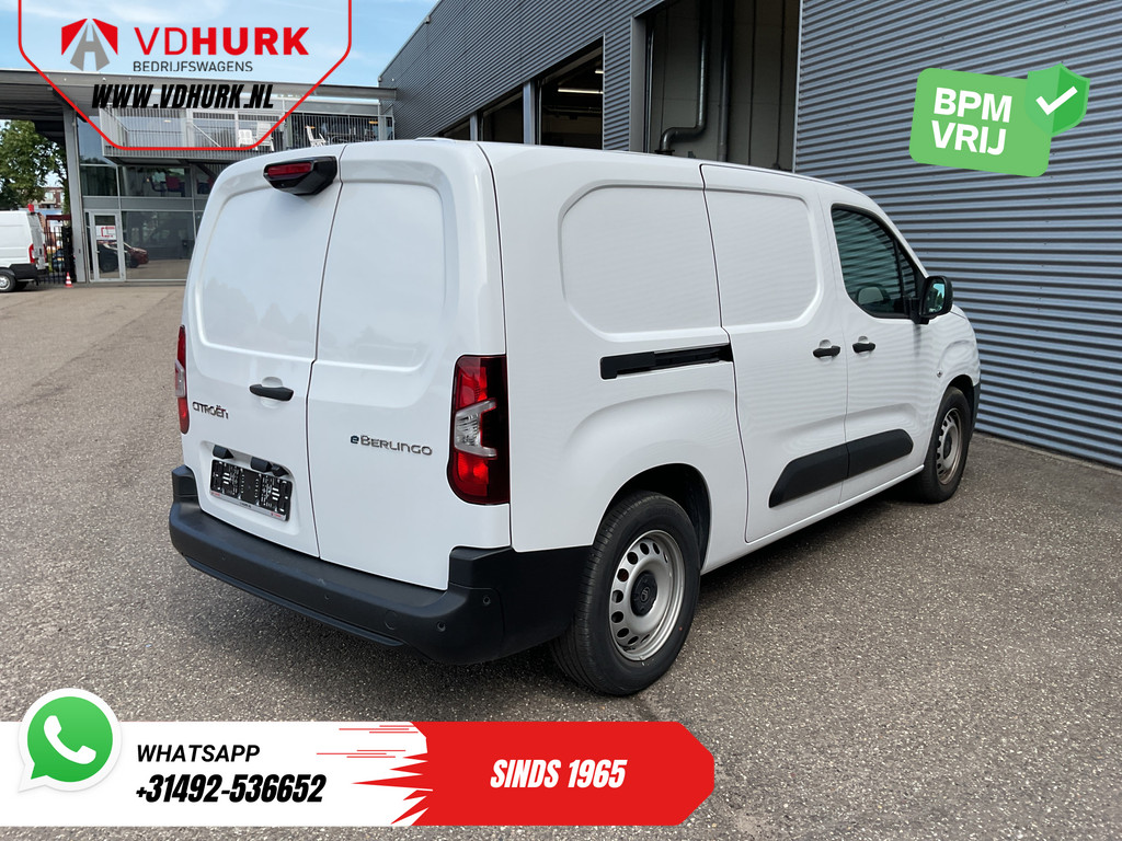 Citroën E-Berlingo Bestelbus 50 kWh 345 km WLTP L2 Carplay/ Snellader/ Standkachel/ 3Pers/ Navi/ Camera/ Cruise/ PDC 8