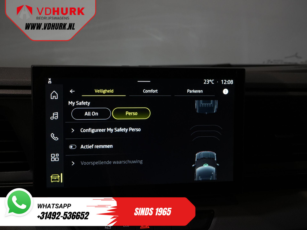 Renault Master E-Tech Bestelbus 87 kWh 447 km WLTP 145 pk L2H2 NL Auto/ LED/ Snellader/ Carplay/ Stoelverw./ Inrichting/ Climate/ Virtual Cockpit/ Navi/ Camera/ 29