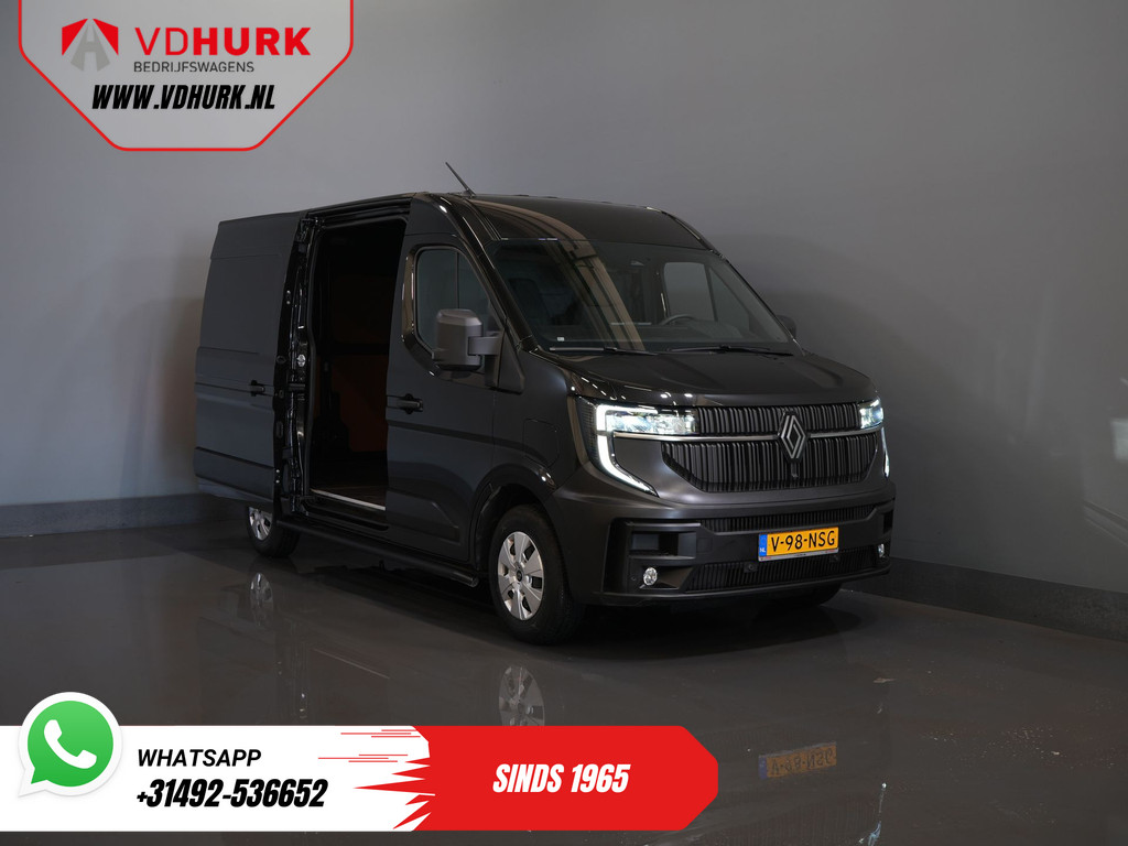 Renault Master E-Tech Bestelbus 87 kWh 447 km WLTP 145 pk L2H2 NL Auto/ LED/ Snellader/ Carplay/ Stoelverw./ Inrichting/ Climate/ Virtual Cockpit/ Navi/ Camera/ 8