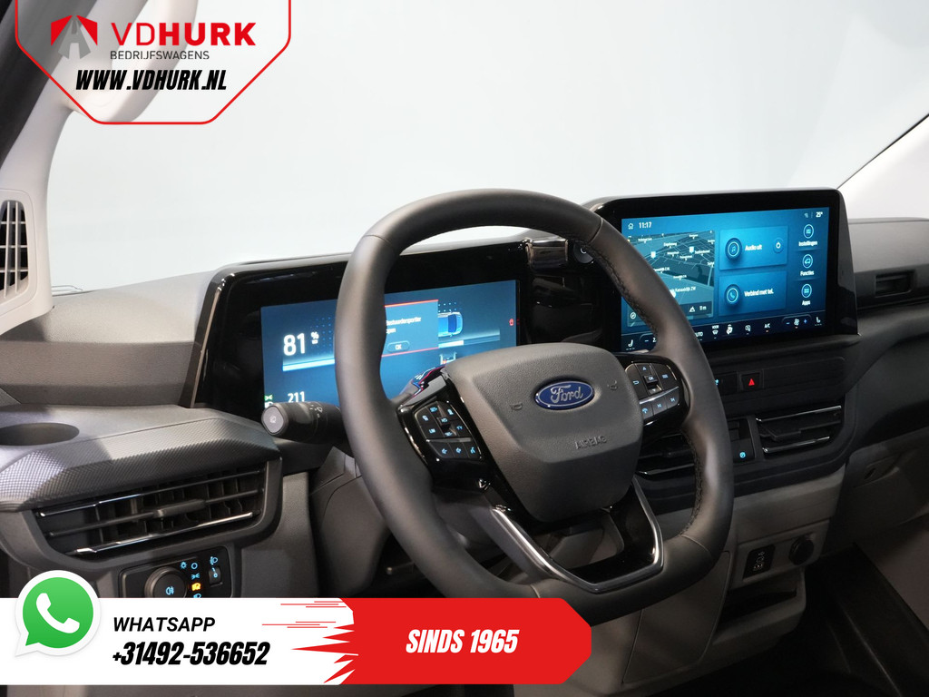 Ford E-Transit Custom Bestelbus L2 Limited 330 km WLTP LED/ Adapt.Cruise/ Standkachel/ Stoelverw./ Frontlip/ Sidebars/ Raptor/ Betimmerd/ Carplay/ 360.Camera/ C 13