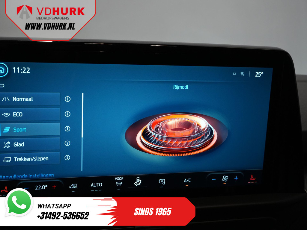 Ford E-Transit Custom Bestelbus L2 Limited 330 km WLTP LED/ Adapt.Cruise/ Standkachel/ Stoelverw./ Frontlip/ Sidebars/ Raptor/ Betimmerd/ Carplay/ 360.Camera/ C 25
