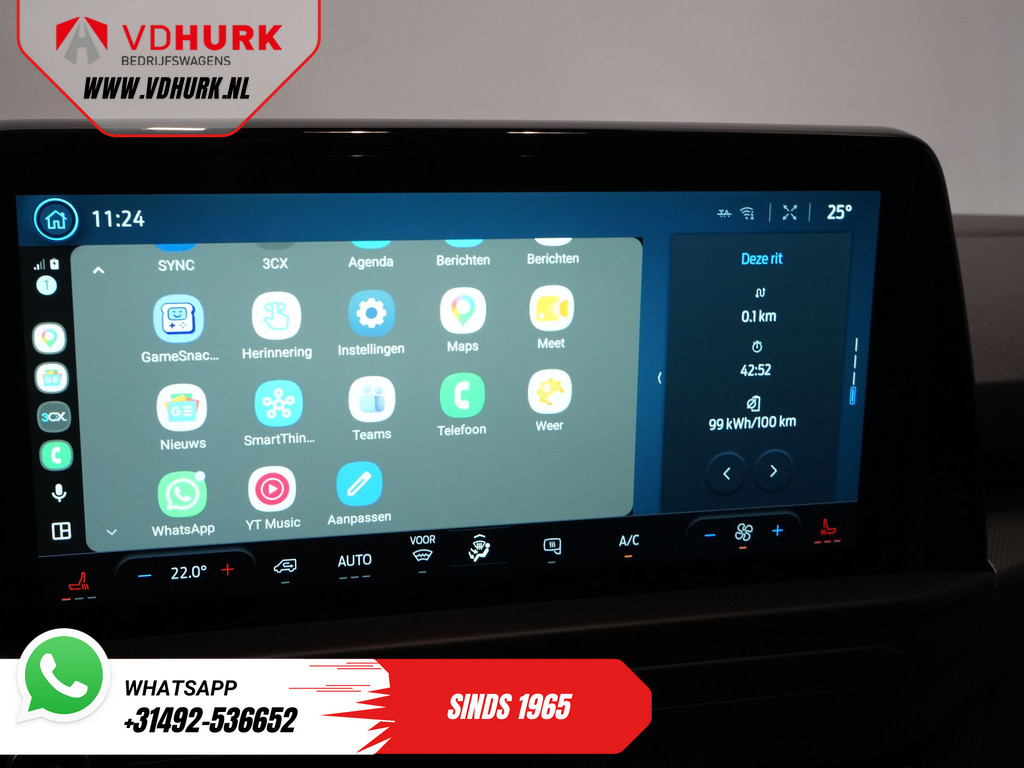 Ford E-Transit Custom Bestelbus L2 Limited 330 km WLTP LED/ Adapt.Cruise/ Standkachel/ Stoelverw./ Frontlip/ Sidebars/ Raptor/ Betimmerd/ Carplay/ 360.Camera/ C 28