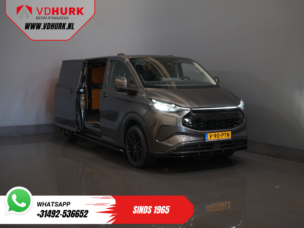 Ford E-Transit Custom Bestelbus L2 Limited 330 km WLTP LED/ Adapt.Cruise/ Standkachel/ Stoelverw./ Frontlip/ Sidebars/ Raptor/ Betimmerd/ Carplay/ 360.Camera/ C 8