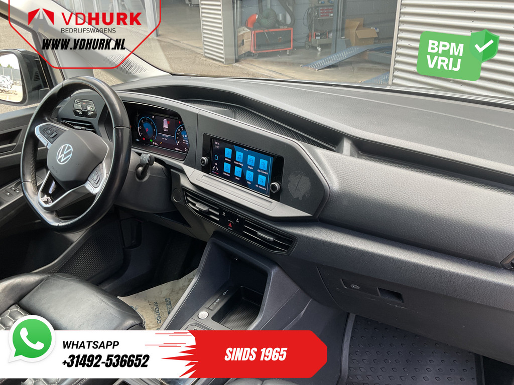 Volkswagen Caddy Cargo Maxi Bestelbus 2.0 TDI 125 pk DSG Aut. LED/ Adapt.Cruise/ Leder/ Standkachel/ Carplay/ Virtual Cockpit/ Stoelverw./ 2x Schuifdeur/ Camera/17”LM 2