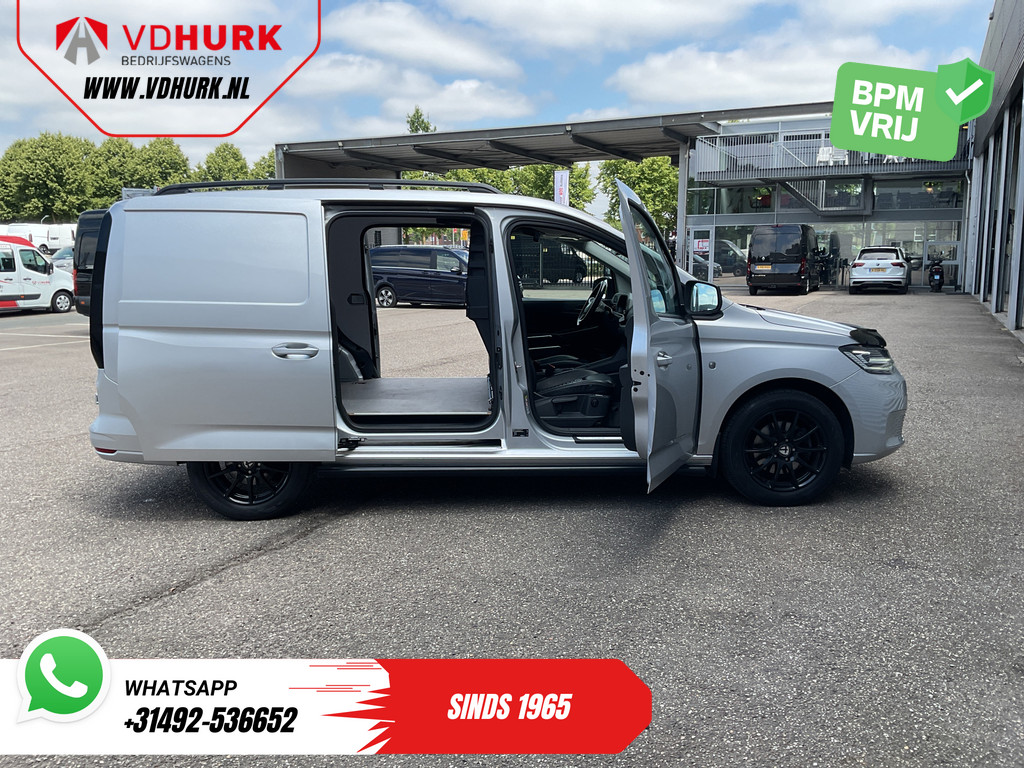 Volkswagen Caddy Cargo Maxi Bestelbus 2.0 TDI 125 pk DSG Aut. LED/ Adapt.Cruise/ Leder/ Standkachel/ Carplay/ Virtual Cockpit/ Stoelverw./ 2x Schuifdeur/ Camera/17”LM 4