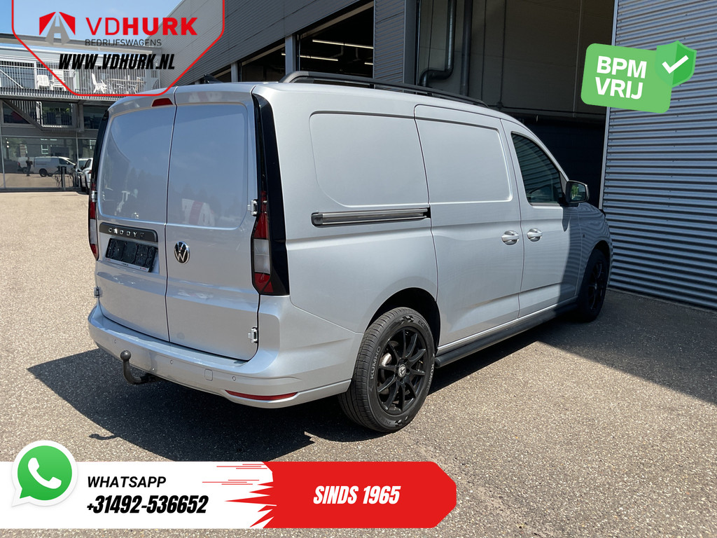 Volkswagen Caddy Cargo Maxi Bestelbus 2.0 TDI 125 pk DSG Aut. LED/ Adapt.Cruise/ Leder/ Standkachel/ Carplay/ Virtual Cockpit/ Stoelverw./ 2x Schuifdeur/ Camera/17”LM 8
