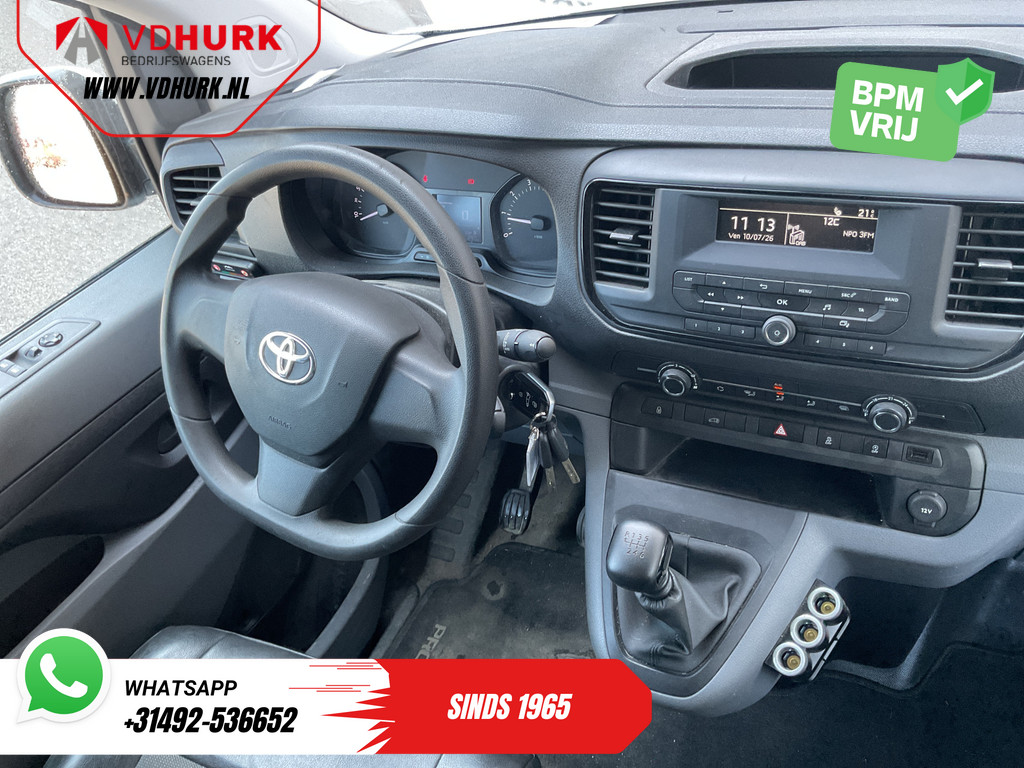 Toyota ProAce Worker Bestelbus 2.0 125 pk L3 2x Schuifdeur/ Inrichting/ Airco/ Cruise/ PDC 12