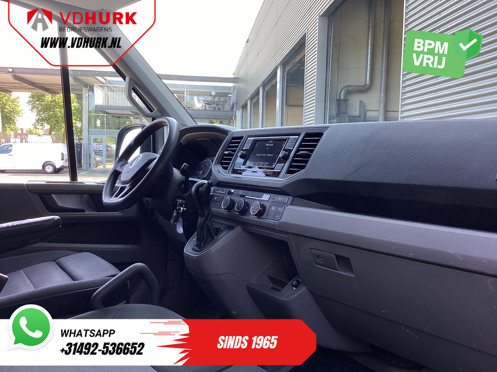 Volkswagen Crafter Bestelbus 2.0 TDI 140 pk DSG Aut. L3H3 LED/ 270Gr.deuren/ Gev.Stoel/ Massage/ Standkachel/ Carplay/ Camera/ PDC/ Cruise/ Trekhaak/ Airco 10