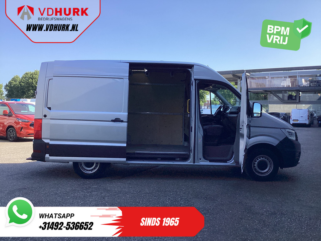 Volkswagen Crafter Bestelbus 2.0 TDI 140 pk DSG Aut. L3H3 LED/ 270Gr.deuren/ Gev.Stoel/ Massage/ Standkachel/ Carplay/ Camera/ PDC/ Cruise/ Trekhaak/ Airco 5
