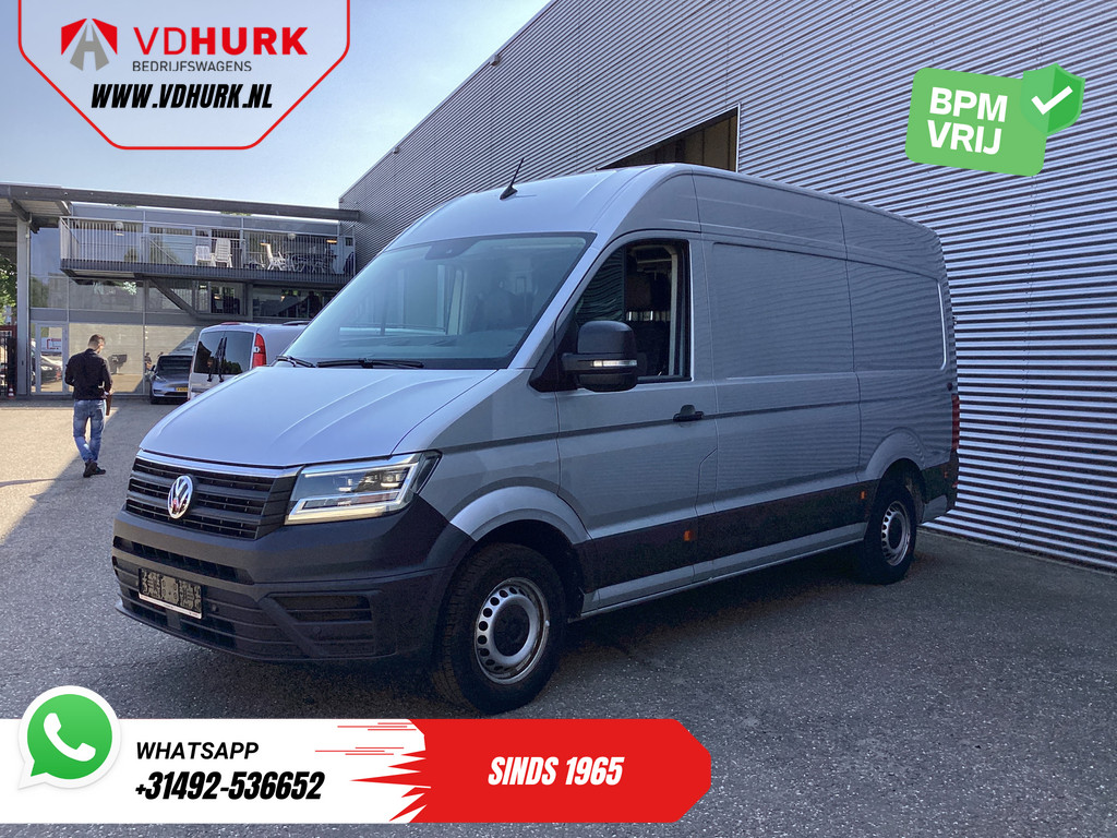 Volkswagen Crafter Bestelbus 2.0 TDI 140 pk DSG Aut. L3H3 LED/ 270Gr.deuren/ Gev.Stoel/ Massage/ Standkachel/ Carplay/ Camera/ PDC/ Cruise/ Trekhaak/ Airco 8