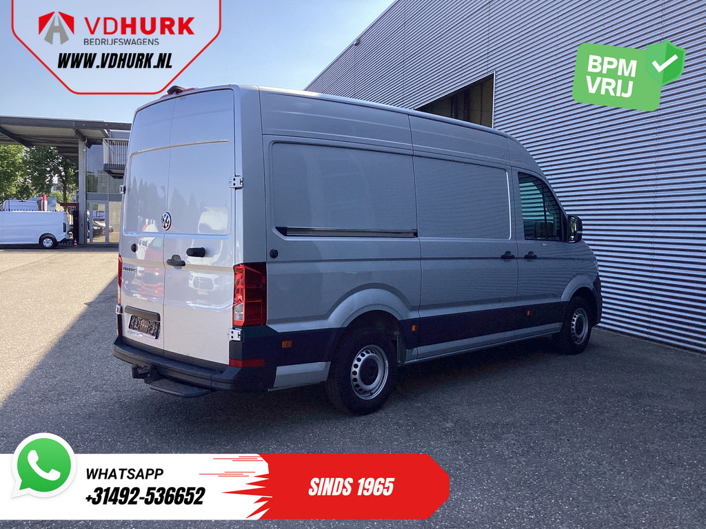 Volkswagen Crafter Bestelbus 2.0 TDI 140 pk DSG Aut. L3H3 LED/ 270Gr.deuren/ Gev.Stoel/ Massage/ Standkachel/ Carplay/ Camera/ PDC/ Cruise/ Trekhaak/ Airco 9