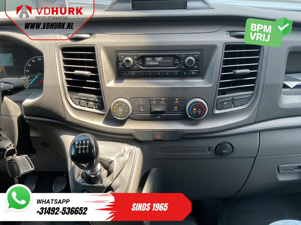 Ford Transit Custom Bestelbus 2.0 TDCI 130 pk L2 Trend 2.8t Trekverm./ Cruise/ PDC V+A/ DAB/ Airco 12