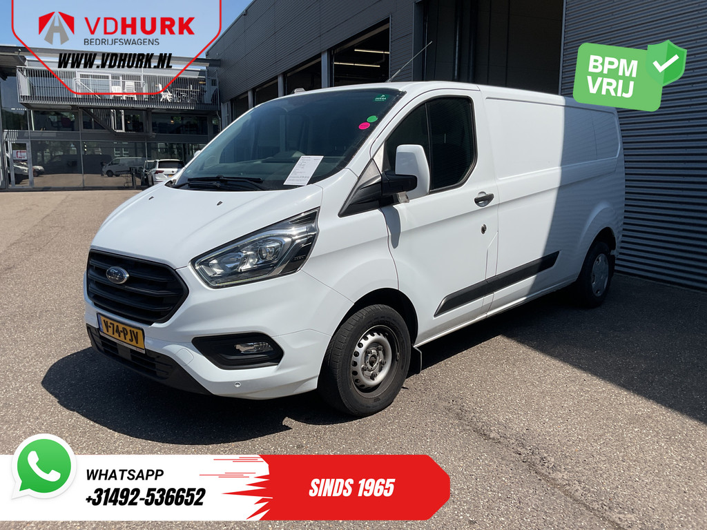 Ford Transit Custom Bestelbus 2.0 TDCI 130 pk L2 Trend 2.8t Trekverm./ Cruise/ PDC V+A/ DAB/ Airco 7