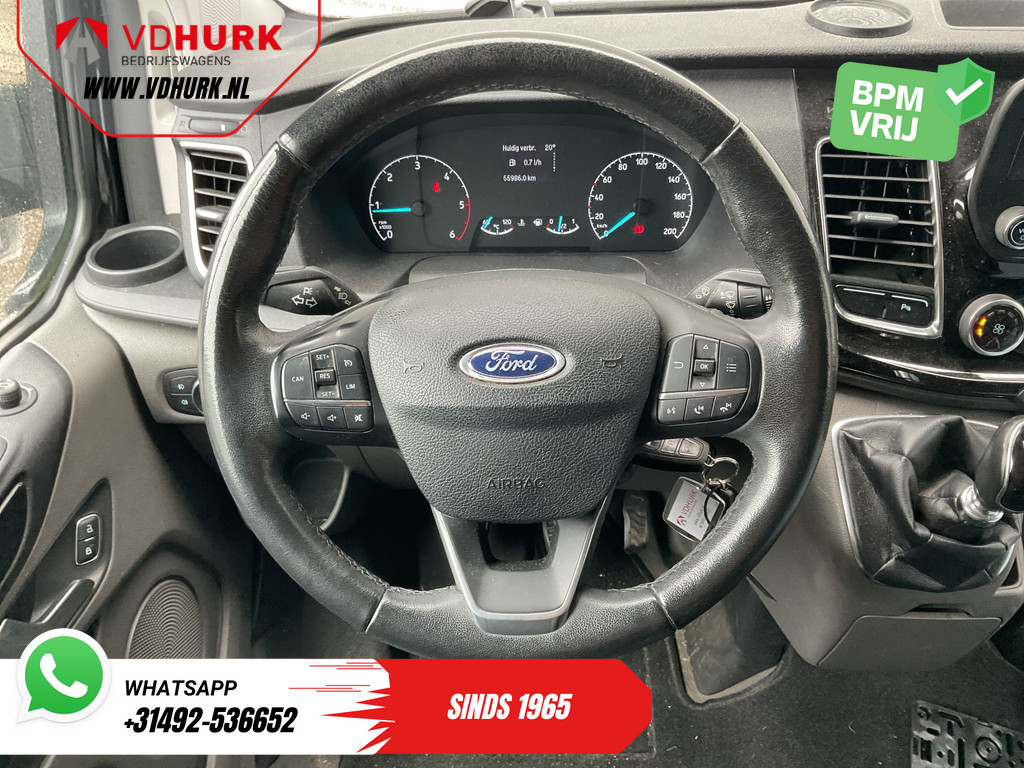 Ford Transit Custom Bestelbus 2.0 TDCI 130 pk L2 2.8t Trekverm./ Stoelverw./ Airco/ Cruise/ 16”LMV/ PDC 12